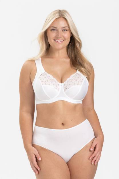 Triumph-4 sztuki ✨Biustonosz z oddychającego materiału Wygodny bez fiszbin w dużych rozmiarach Kup 1 dostaniesz 3 gratis