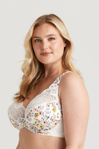 Triumph - (4 szt.) 🥇 Dwuwarstwowy biustonosz z romantycznym haftem