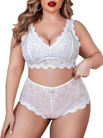 Triumph – 4 sztuki 👙 Biustonosz z koronką i seksownym paskiem dla kobiet w dużych rozmiarach