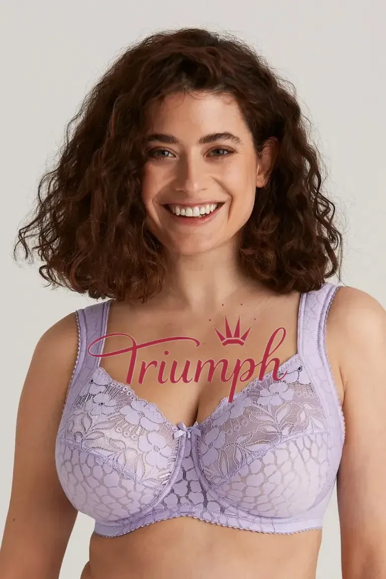 Triumph - 4 szt. 🥇Damski biustonosz żakardowy