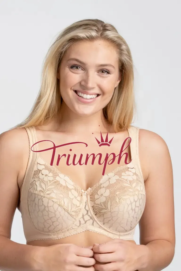 Triumph - 4 szt. 🥇Damski biustonosz żakardowy