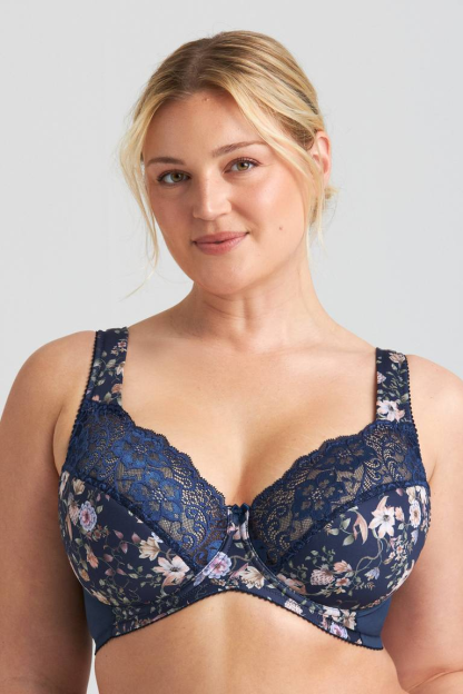 Triumph - (4 szt.) 🥇 Dwuwarstwowy biustonosz z romantycznym haftem