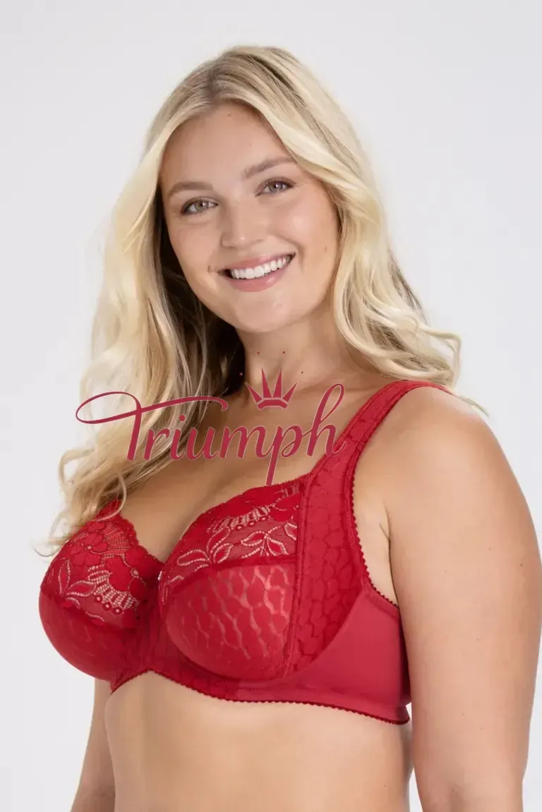 Triumph - 4 szt. 🥇Damski biustonosz żakardowy