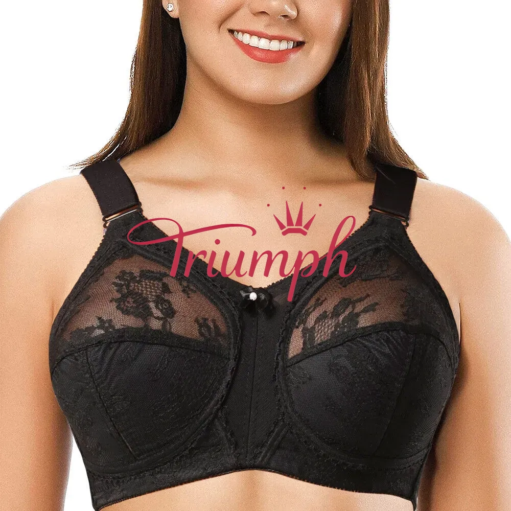 💖Triumph® 4-pak ✨Biustonosz transparentny bez pianki na duży biust