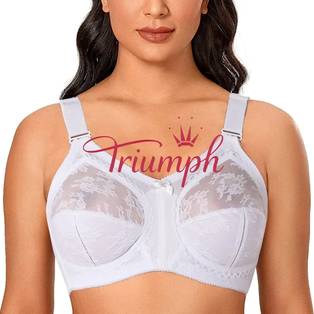 💖Triumph® 4-pak ✨Biustonosz transparentny bez pianki na duży biust