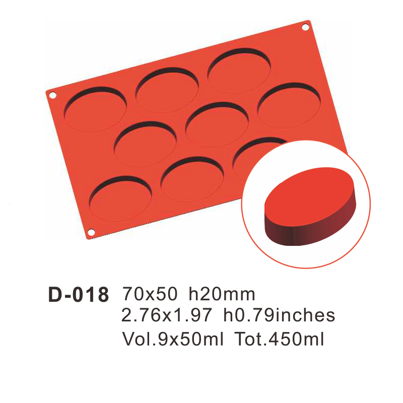 Ellipse Silicone Cake Mould