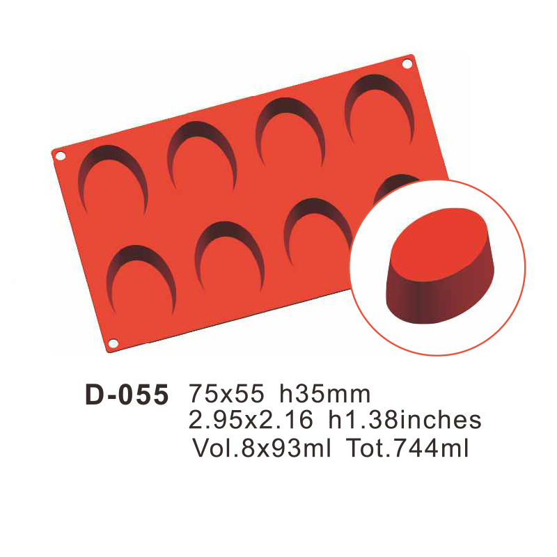 Ellipse Silicone Cake Mould