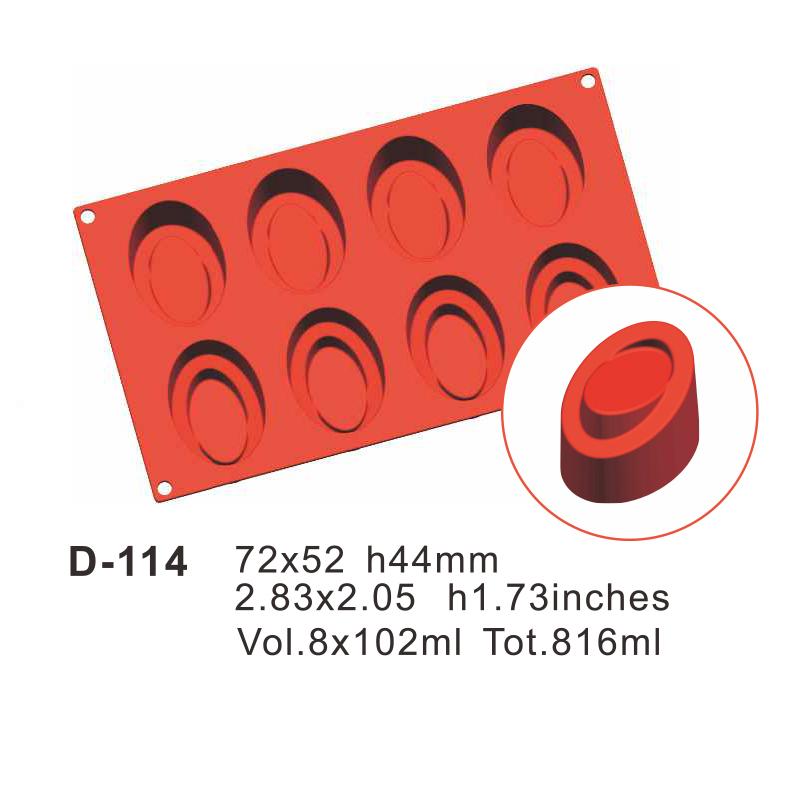 Ellipse Silicone Cake Mould