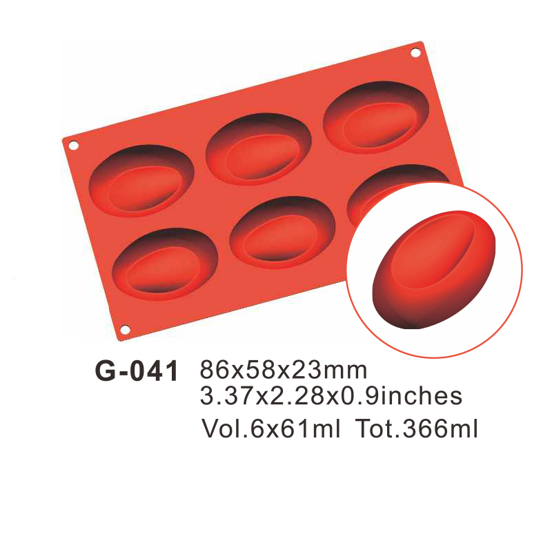 Ellipse Silicone Cake Mould