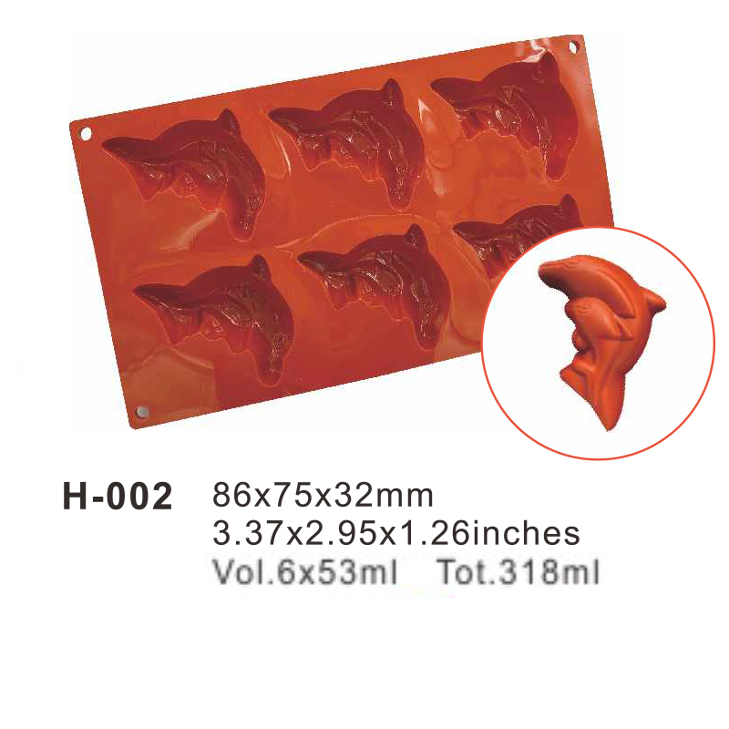 Dolphin Silicone Cake Mould