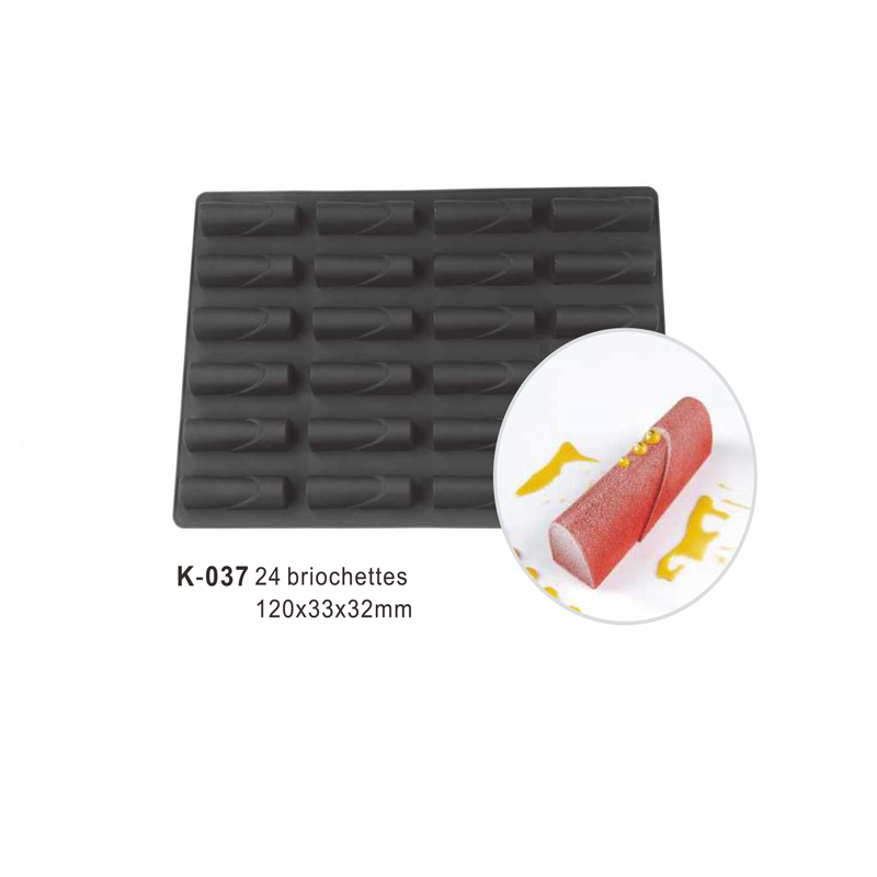24-Cavity Strip Silicone Cake Mould