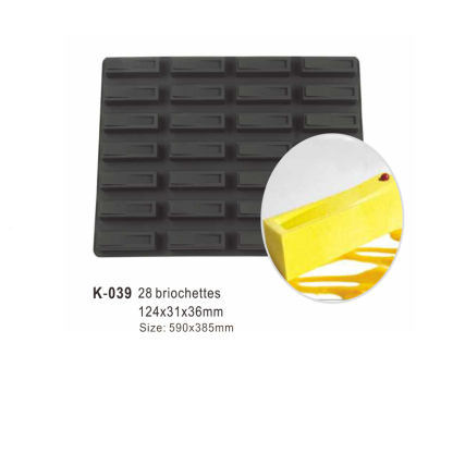 28-Cavity Strip Silicone Cake Mould 