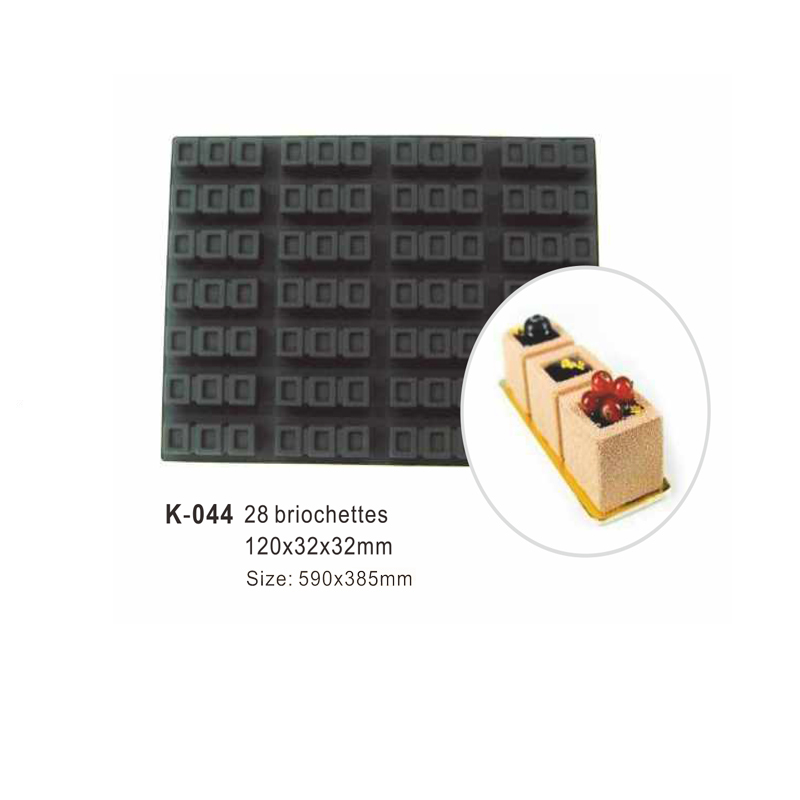 28-Cavity Strip Silicone Cake Mould