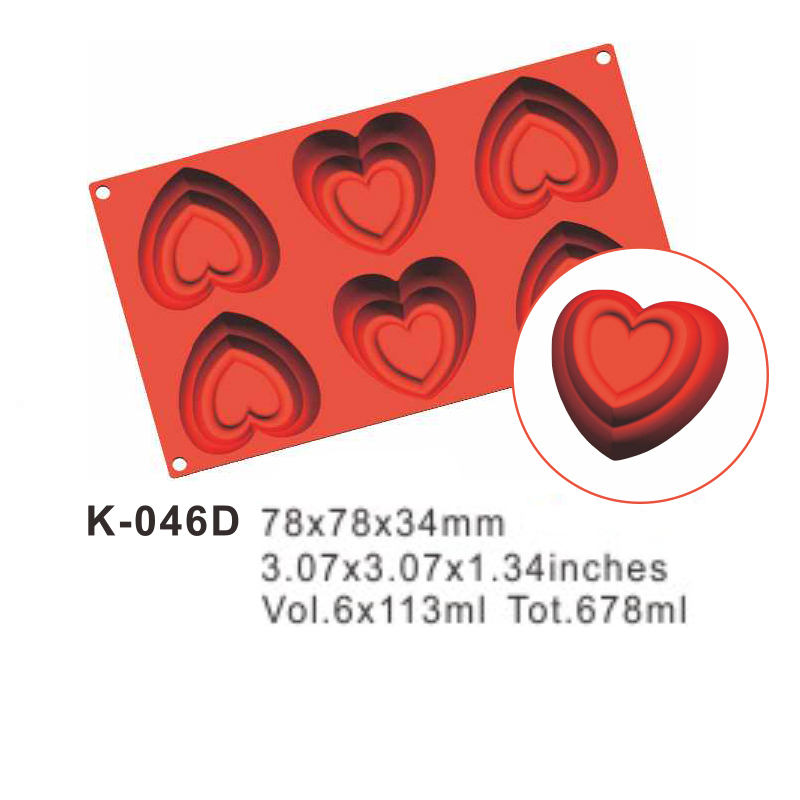 Heart Silicone Cake Mould