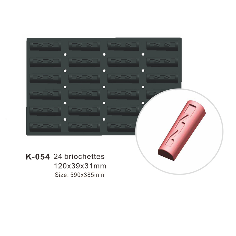 24-Cavity Strip Silicone Cake Mould