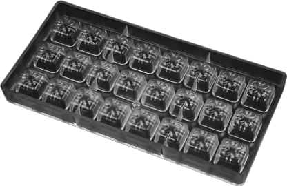 Heart Rose Chocolate Polycarbonate Mould