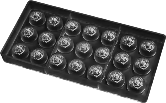 Rose Shape Chocolate Polycarbonate Mould