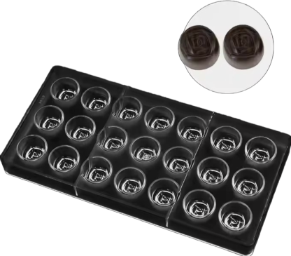 Rose Shape Chocolate Polycarbonate Mould