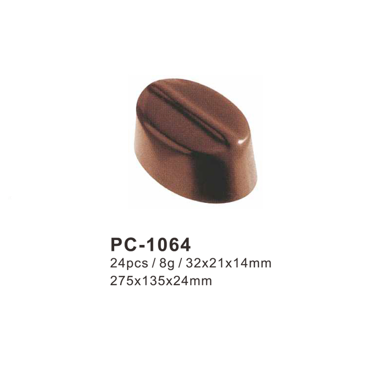 Coffee bean Chocolate Polycarbonate Mould