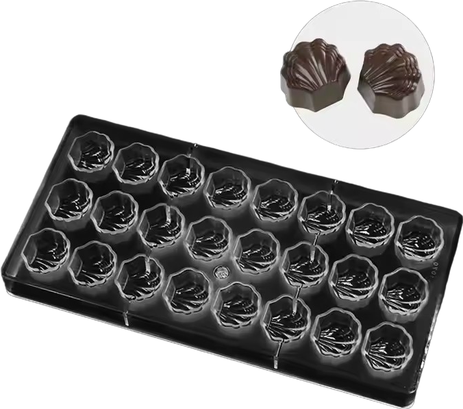 Shell Chocolate Polycarbonate Mould