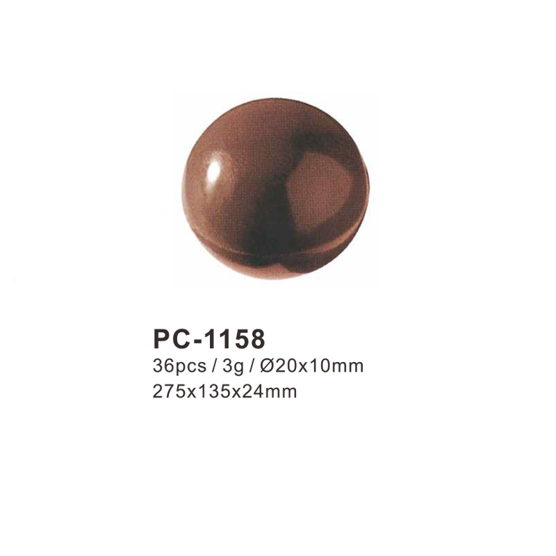 Half Ball Shape Polycarbonate Chocolate  Mould 