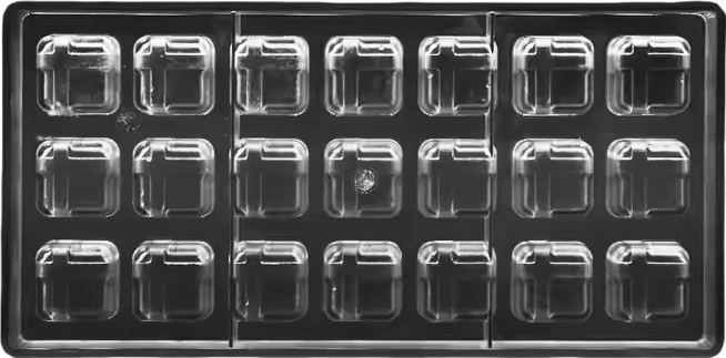Square Polycarbonate Chocolate  Mould 