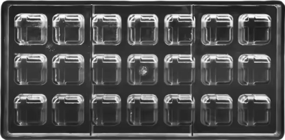 Square Polycarbonate Chocolate  Mould 