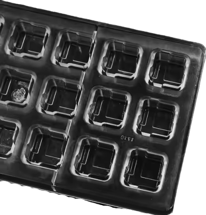 Square Polycarbonate Chocolate  Mould 