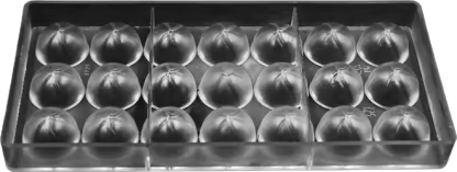 21pcs Half Ball Polycarbonate Chocolate  Mould 