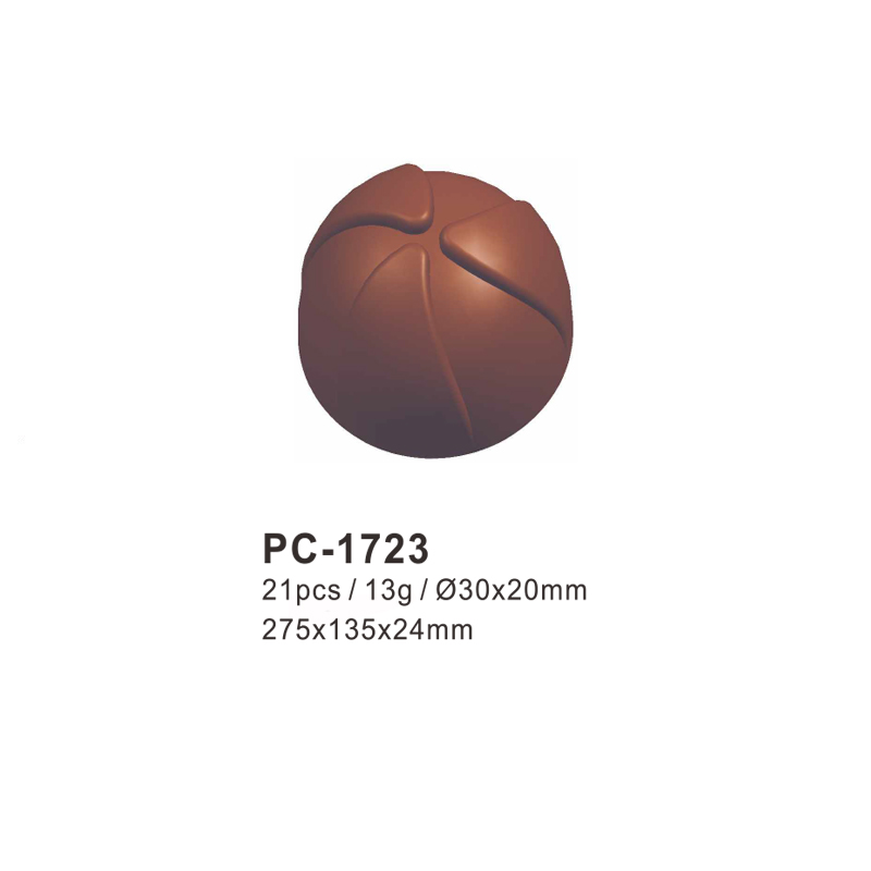 21pcs Half Ball Polycarbonate Chocolate  Mould 