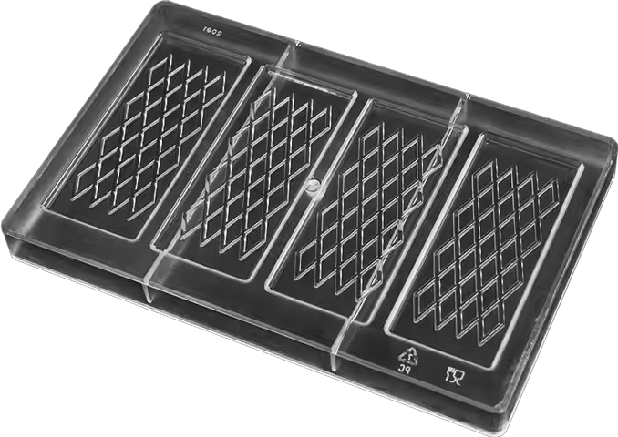 3 pcs Strip Polycarbonate Chocolate  Mould 