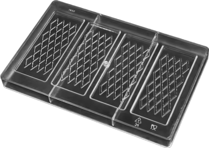 3 pcs Strip Polycarbonate Chocolate  Mould 