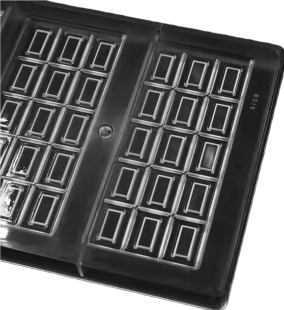 3 pcs Strip Polycarbonate Chocolate  Mould 