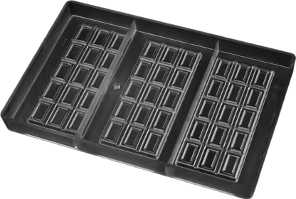 3 pcs Strip Polycarbonate Chocolate  Mould 