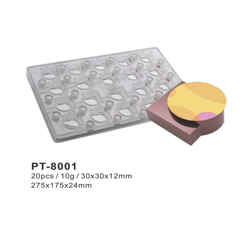 Square circular shape Magnetic Chocolate Mould