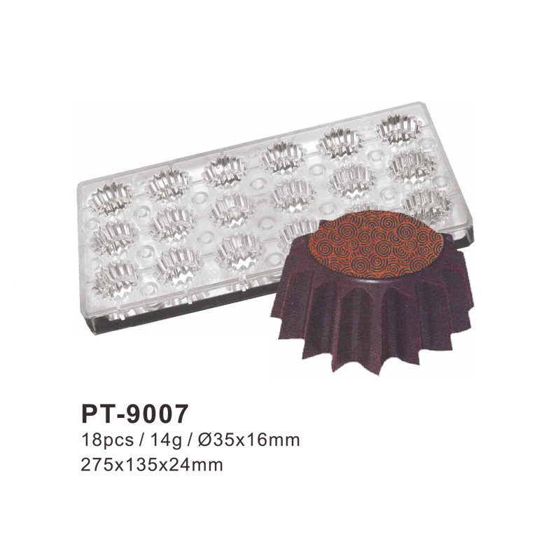 Polygonal circular shape Magnetic Chocolate Mould