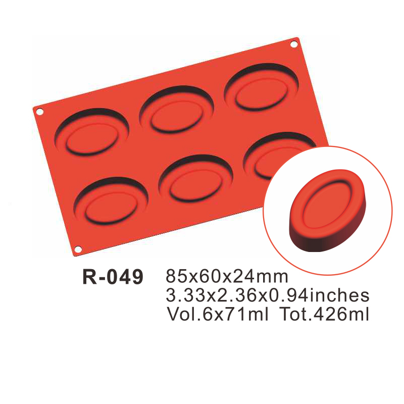 Ellipse Silicone Cake Mould