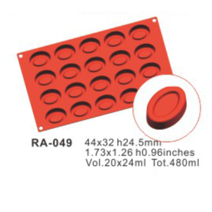 Ellipse Silicone Cake Mould