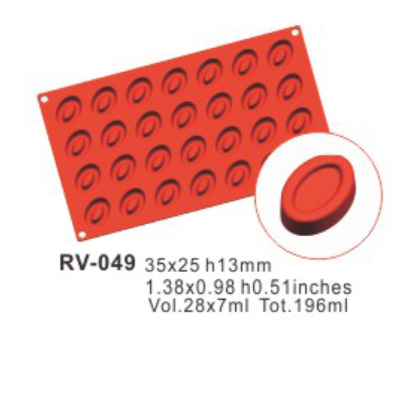 Ellipse Silicone Cake Mould