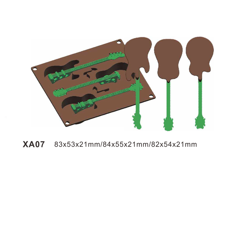 Guitar Silicone Chocolate Mould