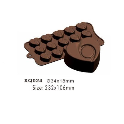 Heart Silicone Chocolate Mould