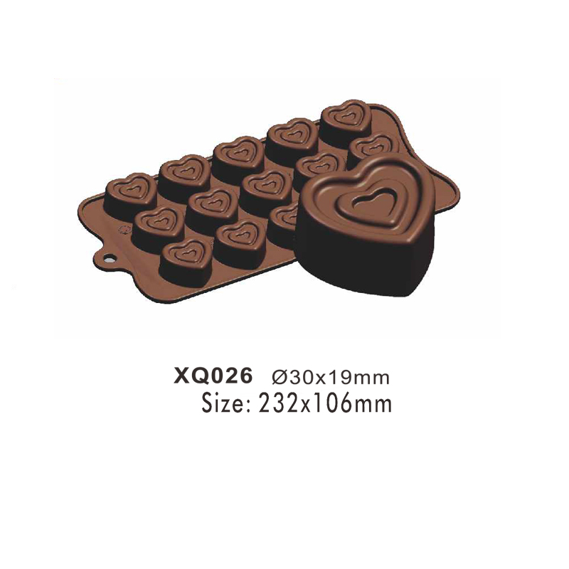 Heart Silicone Chocolate Mould