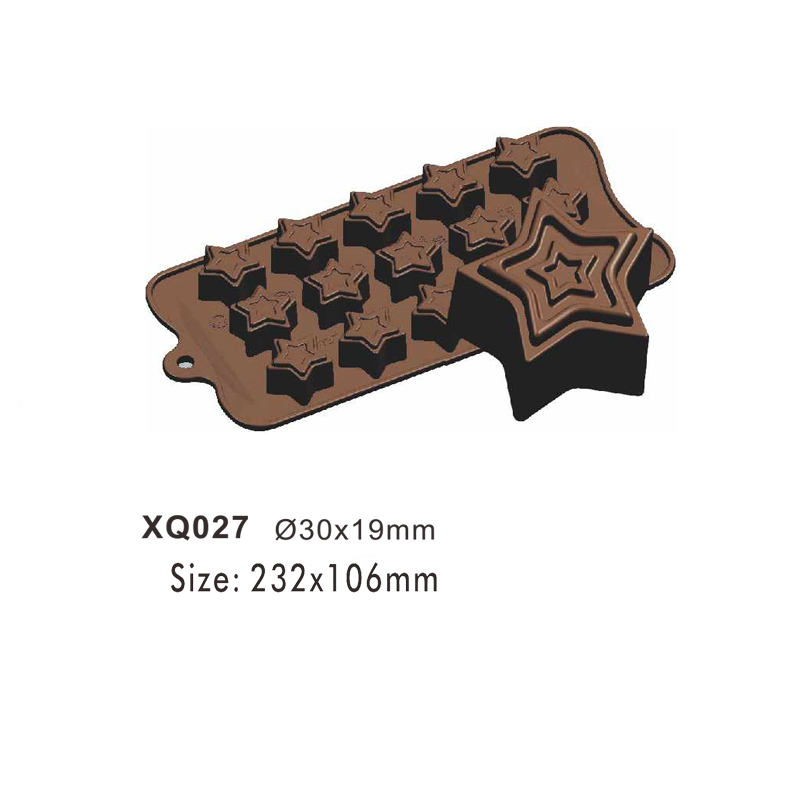 Start shape Silicone Chocolate Mould