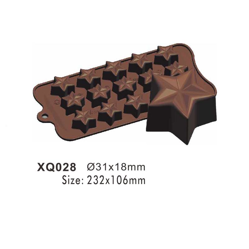 Start shape Silicone Chocolate Mould