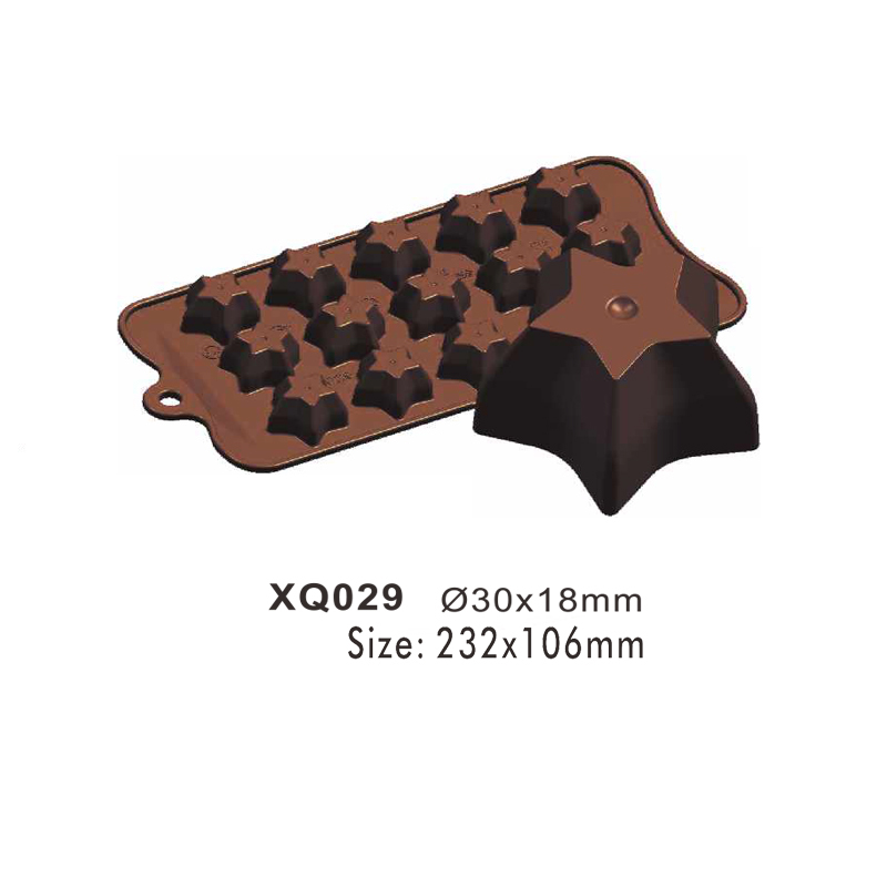 Start shape Silicone Chocolate Mould