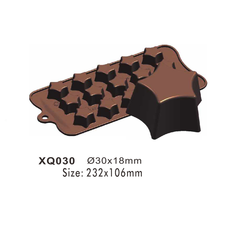 Start shape Silicone Chocolate Mould