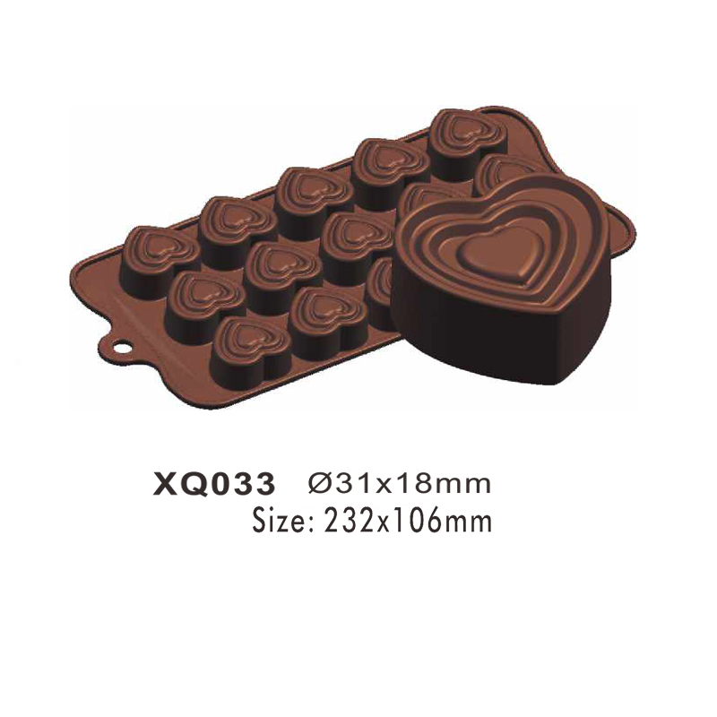 Heart Silicone Chocolate Mould