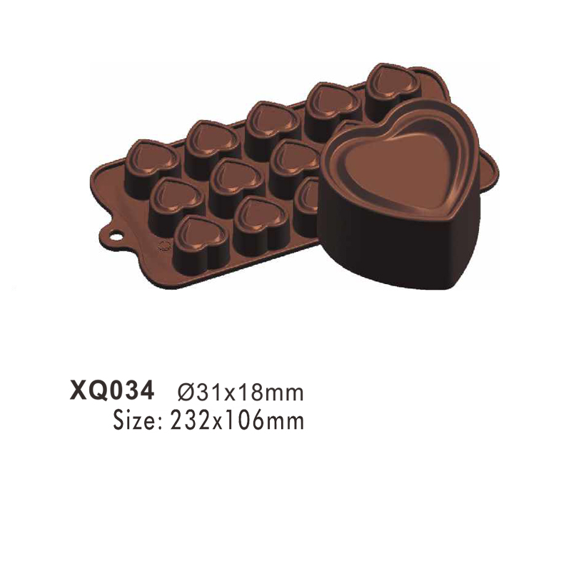 Heart Silicone Chocolate Mould