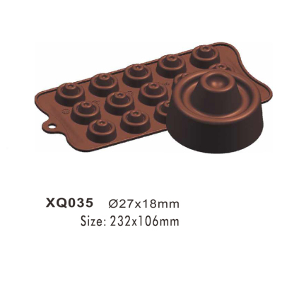 Round Silicone Chocolate Mould