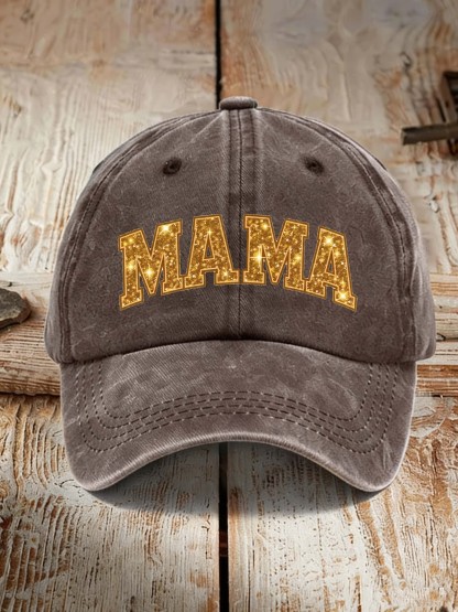 MAMA · Mother's Day Vintage Baseball Cap